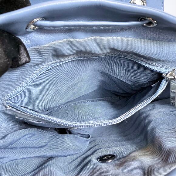 Chanel Chevron Small Urban Spirit Backpack Blue - Picture 12 of 16